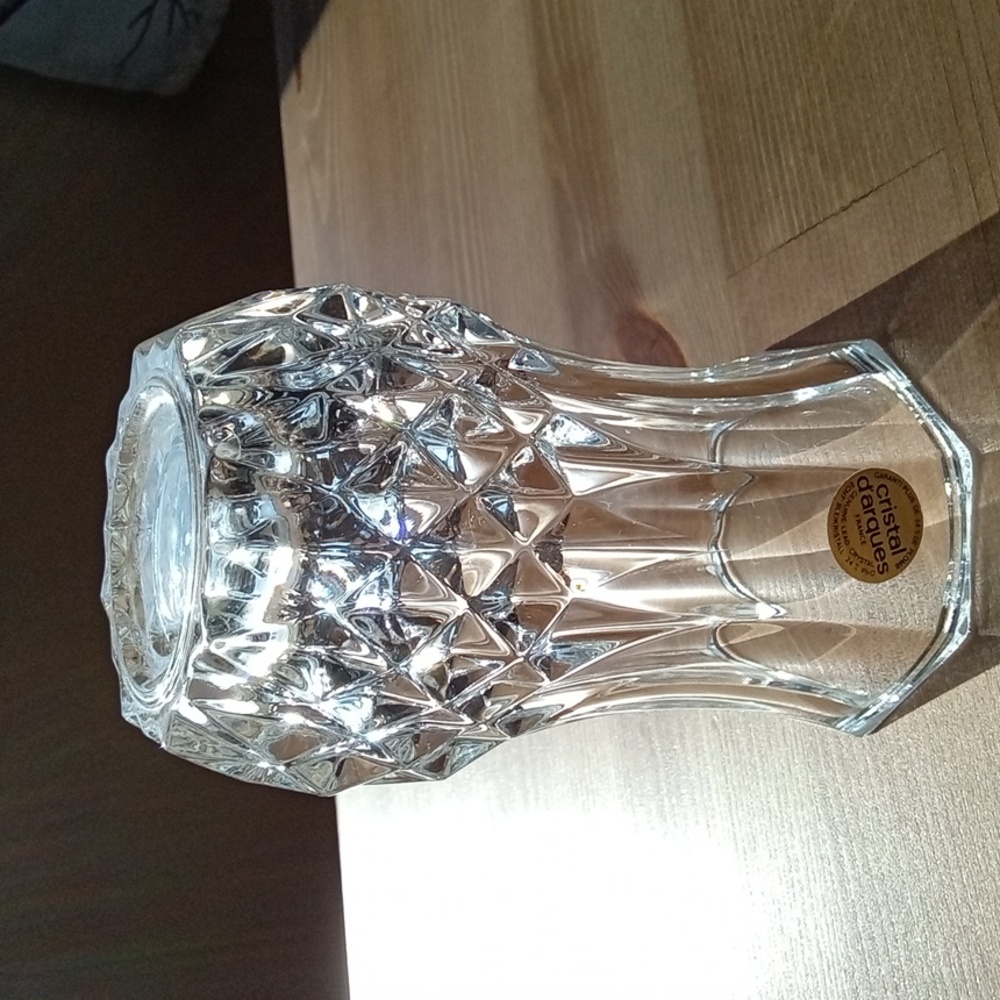 #ACY Crystal small vase from France - Picture 4 of 5
